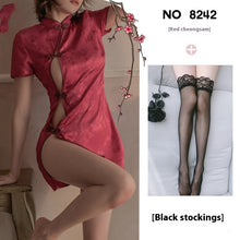 Load image into Gallery viewer, Sexy Women&#39;s Underwear Cheongsam Uniform Suit