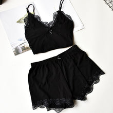 Load image into Gallery viewer, Summer Thin Lace Suit Comfortable Homewear Suit