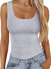 Load image into Gallery viewer, Elastic Slim-fit Basic Vest Women&#39;s Top