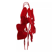 Load image into Gallery viewer, Heart-shaped Multi-part Hollow-out Irregular Spaghetti-strap Vest