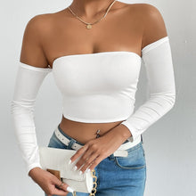 Load image into Gallery viewer, European And American Camisole Waist Trimming Short Sleeve