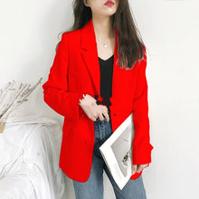 Load image into Gallery viewer, Autumn Suit Jacket British Style Women