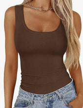 Load image into Gallery viewer, Elastic Slim-fit Basic Vest Women&#39;s Top