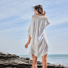 Load image into Gallery viewer, European And American Beach Skirt Women&#39;s Solid Color