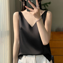 Load image into Gallery viewer, Sling Vest Inner Match Satin Silky Base Loose Sleeveless Top