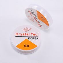 Load image into Gallery viewer, 10pcs 0.6/0.8/1mm Stretchy Elastic Beading Cord String Crystal Line Wire Thread for Jewelry DIY Making Bracelet Handmade
