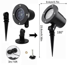 Load image into Gallery viewer, 48 Pattern Christmas Projector Laser Light Snow LED Lamp Landscape Garden XMAS