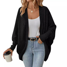 Load image into Gallery viewer, Women&#39;s Fashionable Batwing Sleeve Cardigan Loose Knitted Coat