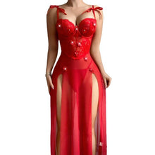 Load image into Gallery viewer, European And American Red Sexy Dress Underwear Women