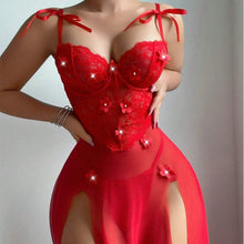 Load image into Gallery viewer, European And American Red Sexy Dress Underwear Women