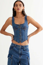 Load image into Gallery viewer, Women&#39;s Fashion Slim Fit Denim Vest