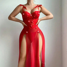 Load image into Gallery viewer, European And American Red Sexy Dress Underwear Women