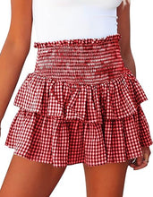 Load image into Gallery viewer, Cake Plaid Fashion Skirt
