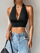 Load image into Gallery viewer, Women&#39;s Fashion Summer Backless Hollow-out Top