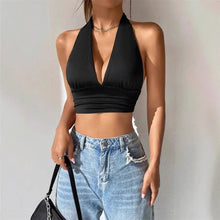 Load image into Gallery viewer, Women&#39;s Fashion Summer Backless Hollow-out Top