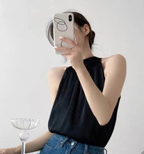 Load image into Gallery viewer, Temperament Slim-fit Sexy Chic Apricot Backless Sling Top