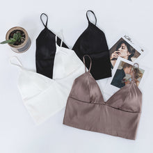 Load image into Gallery viewer, Women&#39;s Silk Underwear Seamless Beautiful Back Underwired Bra
