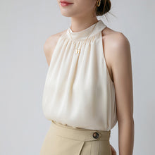Load image into Gallery viewer, Temperament Slim-fit Sexy Chic Apricot Backless Sling Top