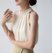 Load image into Gallery viewer, Temperament Slim-fit Sexy Chic Apricot Backless Sling Top