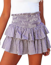 Load image into Gallery viewer, Cake Plaid Fashion Skirt