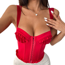Load image into Gallery viewer, Women&#39;s Fashion Personality Fishbone Bra Camisole