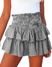 Load image into Gallery viewer, Cake Plaid Fashion Skirt