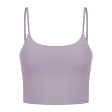 Load image into Gallery viewer, Yoga Jacket Women&#39;s Sports Underwear With Chest Pad Thin Belt Beauty Back