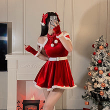 Load image into Gallery viewer, Women&#39;s Fashion Simple Christmas Clothes Night Skirt Suit