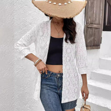 Load image into Gallery viewer, Elegant Lace Stitching Lace Cardigan Shawl