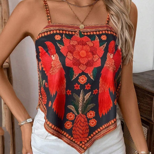 Printed Green Plant Positioning Vest