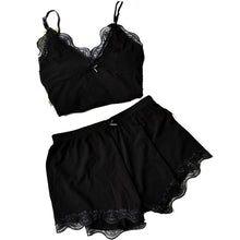 Load image into Gallery viewer, Summer Thin Lace Suit Comfortable Homewear Suit