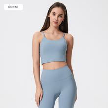 Load image into Gallery viewer, Yoga Jacket Women&#39;s Sports Underwear With Chest Pad Thin Belt Beauty Back