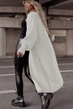 Load image into Gallery viewer, Loose Knitted Cardigan Pocket Long Lantern Sleeve Sweater