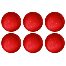 Load image into Gallery viewer, 6PCS Synthetic Rubber LED Luminous Golf Ball Bright Attractive for Night Daytime TrainingRed