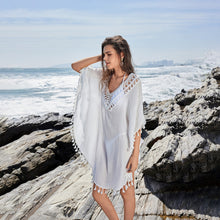 Load image into Gallery viewer, European And American Beach Skirt Women&#39;s Solid Color