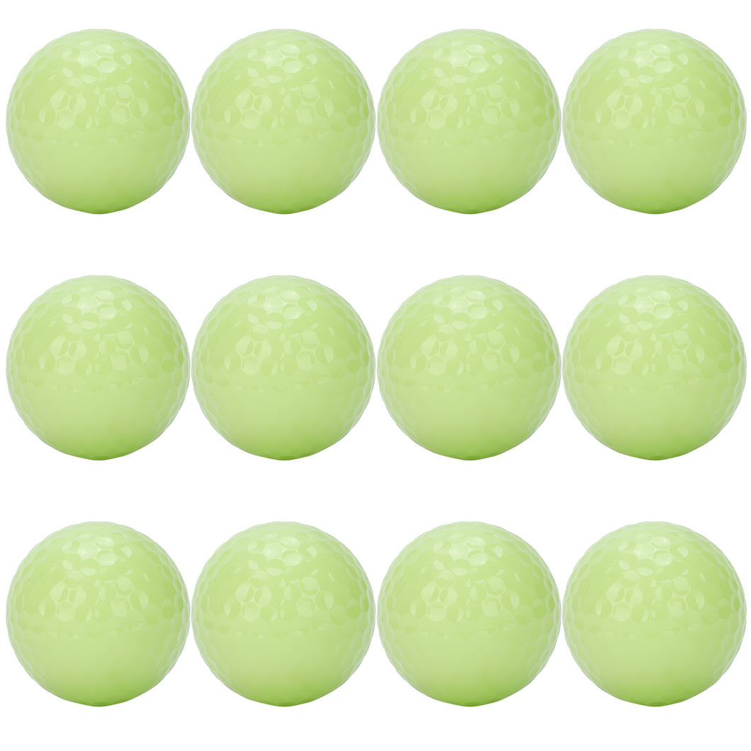 12Pcs Glow Golf Balls Luminous Night Golf Balls Glow in The Dark for Night Sports
