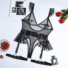 Load image into Gallery viewer, Women&#39;s Suspender Lace Splicing Sexy Underwear