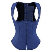 Load image into Gallery viewer, Fashion Simple Denim Waistcoat Body Shaping Top