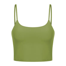 Load image into Gallery viewer, Yoga Jacket Women&#39;s Sports Underwear With Chest Pad Thin Belt Beauty Back