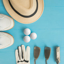 Load image into Gallery viewer, 6PCS Synthetic Rubber LED Luminous Golf Ball Bright Attractive for Night Daytime TrainingRed