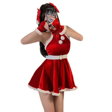 Load image into Gallery viewer, Women&#39;s Fashion Simple Christmas Clothes Night Skirt Suit
