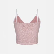 Load image into Gallery viewer, Lace Embroidery Spaghetti-strap Camisole Top Women&#39;s Clothing