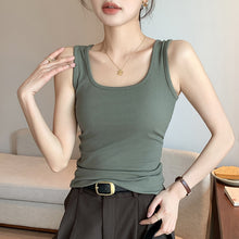 Load image into Gallery viewer, Spring And Summer New Wide Shoulder Vest For Women Big U-neck