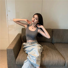 Load image into Gallery viewer, Padded Vest Women&#39;s Short Summer Navel Wrapped Chest