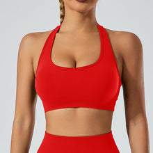 Load image into Gallery viewer, U-collar Halter Bra Outer Wear Shockproof Running Fitness Clothes Sports Underwear