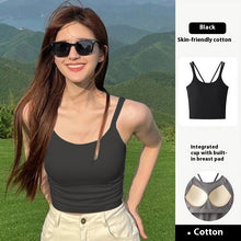 Load image into Gallery viewer, Fixed Cup Sleeveless Casual Bottoming Top