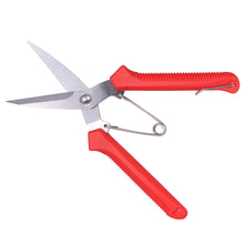 Load image into Gallery viewer, homsuns Floral Shears Premium Steel Garden Pruning Shears Floral Fruits Leaf Scissors Hand Pruner Snip Trimming Tool for Gardening Flower Arrangement