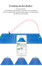 Load image into Gallery viewer, Free shipping osherhome Badminton Training Machine Automatic Badminton Serve Equipment Practice Device Intermediate Solo Trainer Shuttlecocks Feeder Shooter wit