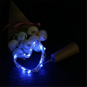 1/2M Wine Bottle Cork Lights LED Garland In Bottle Copper String Fairy Lights Festoon Shining DIY Party Decoration Battery Power