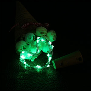 1/2M Wine Bottle Cork Lights LED Garland In Bottle Copper String Fairy Lights Festoon Shining DIY Party Decoration Battery Power